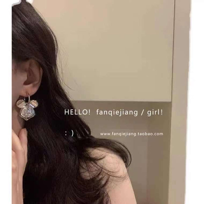 Jewelry WholesaleWholesale silver metal alloy earrings JDC-ES-hanyu001 Earrings 韩誉 %variant_option1% %variant_option2% %variant_option3%  Factory Price JoyasDeChina Joyas De China