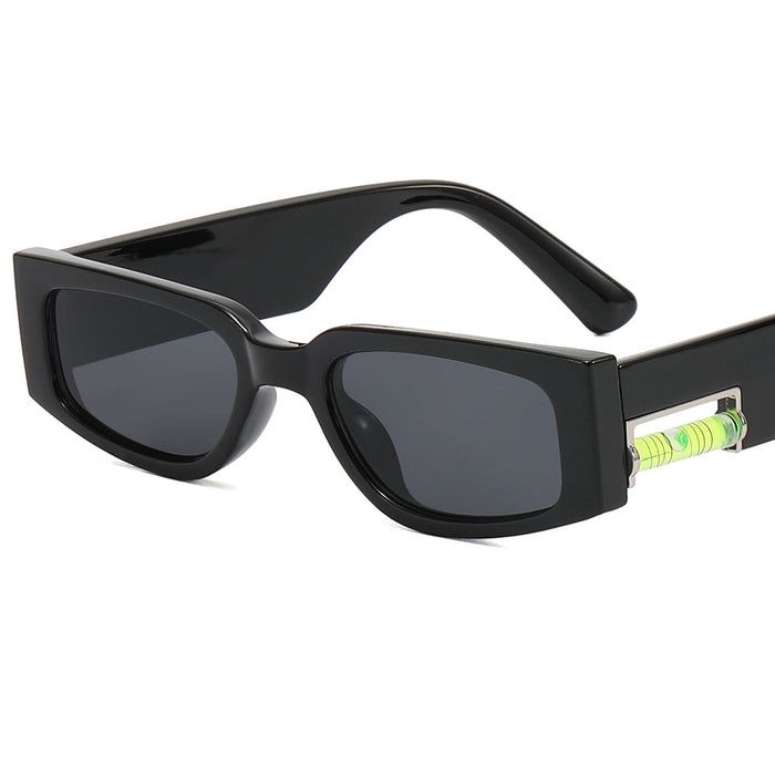 Wholesale hip hop small frame square glasses show small cyberpunk sunglasses JDC-SG-FKL001