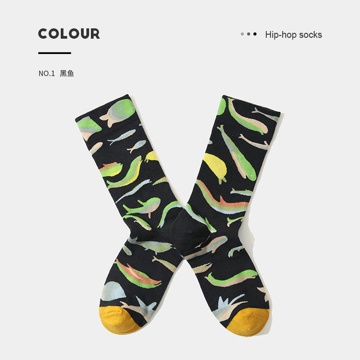 Wholesale Socks Cotton French Style Jacquard JDC-SK-YaPi001