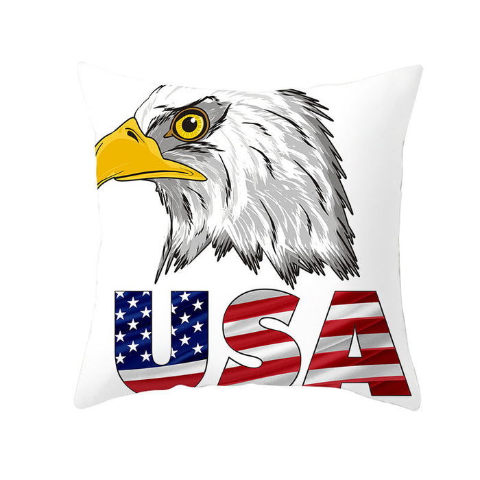 Wholesale 4th of July Independence Day Printed Pillowcase MOQ≥2 JDC-PW-Jinze002