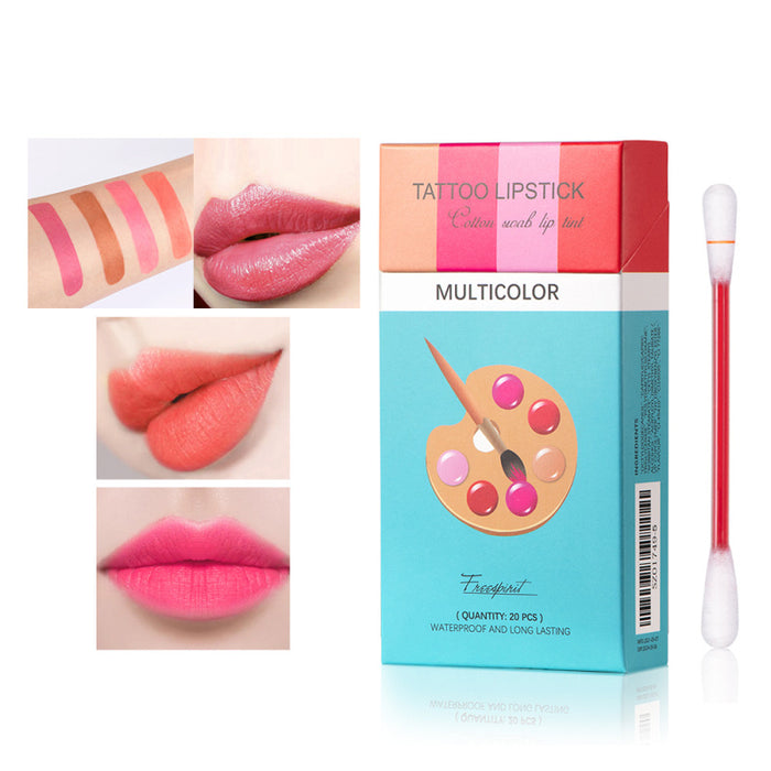 Wholesale Cotton Swab Lipstick Lip Glaze Creative Lip Gloss JDC-MK-ALM004