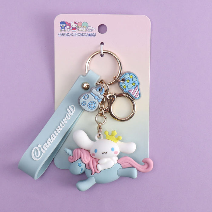 Wholesale Keychain Silicone Cute Cartoon Cat MOQ≥2 (S) JDC-KC-CYa010