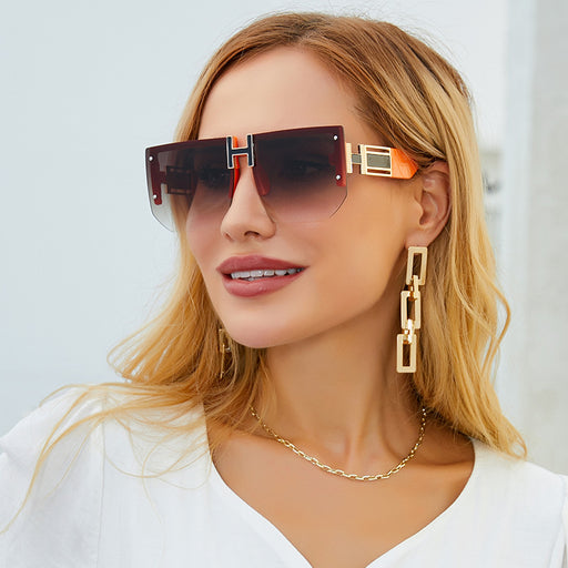 Jewelry WholesaleWholesale UV Protection Large Frame Sunglasses Cut Edge Rimless JDC-SG-PTJS003 Sunglasses 帕特嘉斯 %variant_option1% %variant_option2% %variant_option3%  Factory Price JoyasDeChina Joyas De China