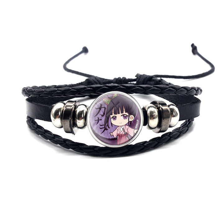 Wholesale cowhide cartoon adjustable bracelet bracelet MOQ≥2 (M) JDC-BT-YanY008