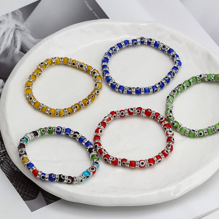 Wholesale Evil Blue Eyes Bracelet Jewelry MOQ≥2 JDC-BT-BaiDing004