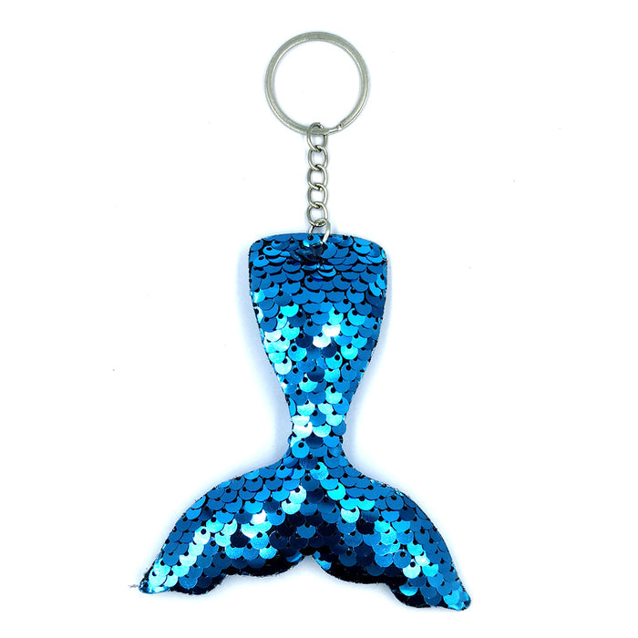 Jewelry WholesaleWholesale Sequin Mermaid Tail Keychain JDC-KC-QiShi002 Keychains 奇释 %variant_option1% %variant_option2% %variant_option3%  Factory Price JoyasDeChina Joyas De China