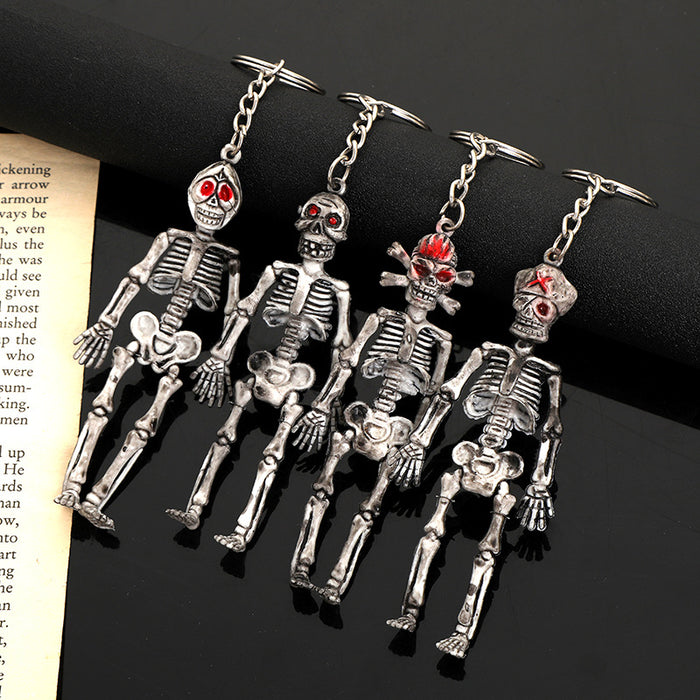 Wholesale Luminous Skull Keychain MOQ≥2 JDC-KC-XXing008