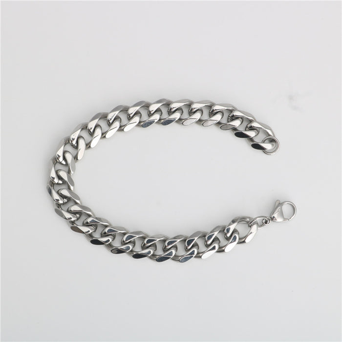 Jewelry WholesaleWholesale single woven six sided grinding chain titanium steel bracelet JDC-BT-DingL002 Bracelet 鼎立 %variant_option1% %variant_option2% %variant_option3%  Factory Price JoyasDeChina Joyas De China