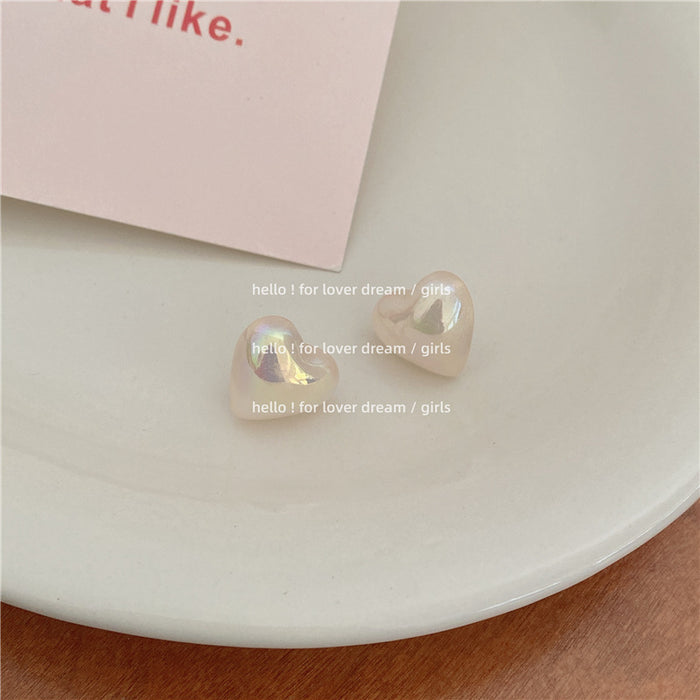 Wholesale Mermaid Ji Huancai Little Bean Love Earrings MOQ≥2 JDC-ES-Lfm007