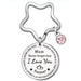 Jewelry WholesaleWholesale Stainless Steel Round Brand Mother's Day Keychain MOQ≥2 JDC-KC-HuH004 Keychains 胡贺 %variant_option1% %variant_option2% %variant_option3%  Factory Price JoyasDeChina Joyas De China