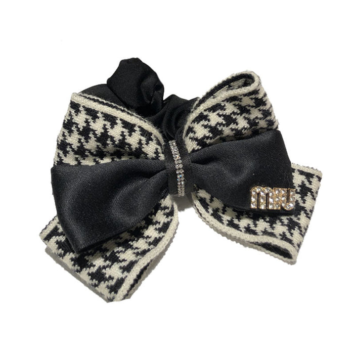 Wholesale Hair Scrunchies Fabric Bow MOQ≥2 JDC-HS-Ruichong002