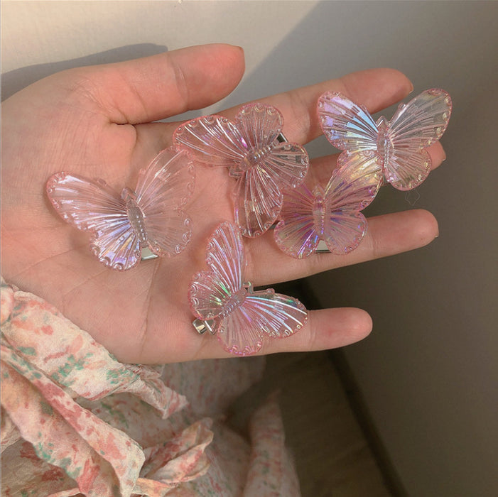 Jewelry WholesaleWholesale Butterfly Hair Clips 5 Pack Sweet Girls JDC-HC-Muran002 Hair Clips 慕苒 %variant_option1% %variant_option2% %variant_option3%  Factory Price JoyasDeChina Joyas De China