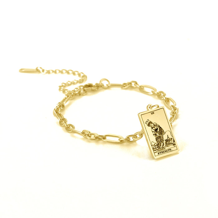 Wholesale Bracelet Stainless Steel Twelve Tarot Cards Series JDC-BT-QiJu009