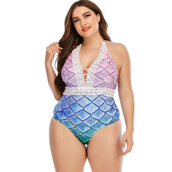 Jewelry WholesaleWholesale plus size bikini deep V backless swimsuit for women JDC-SW-HongS016 Swimwear 宏盛 %variant_option1% %variant_option2% %variant_option3%  Factory Price JoyasDeChina Joyas De China