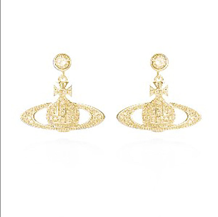 Wholesale Alloy Saturn Earrings JDC-ES-JuB001