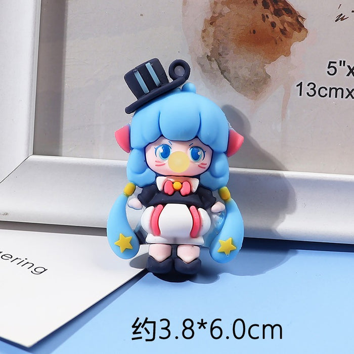 Jewelry WholesaleWholesale Cartoon Resin Doll Cream Glue Phone Case DIY Keychain JDC-DIY-YChang001 DIY 勇闯 %variant_option1% %variant_option2% %variant_option3%  Factory Price JoyasDeChina Joyas De China