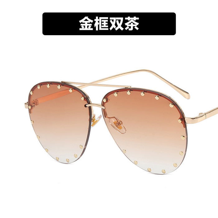 Wholesale rivet ladies driving glasses UV protection sunglasses JDC-SG-PLS068