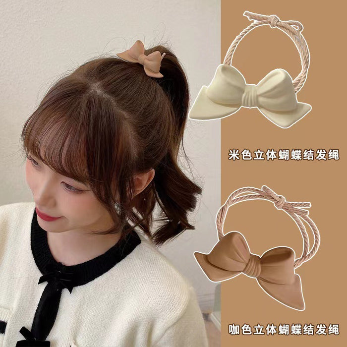 Jewelry WholesaleWholesale Bow Resin Plastic Hair Scrunchies JDC-HS-QiuC003 Hair Scrunchies 秋澈 %variant_option1% %variant_option2% %variant_option3%  Factory Price JoyasDeChina Joyas De China