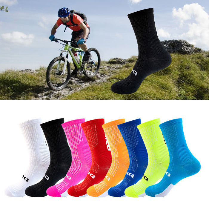 Jewelry WholesaleWholesale mountain bike mid tube riding socks quick dry wear MOQ≥2 JDC-SK-HuaL002 Sock 华朗 %variant_option1% %variant_option2% %variant_option3%  Factory Price JoyasDeChina Joyas De China