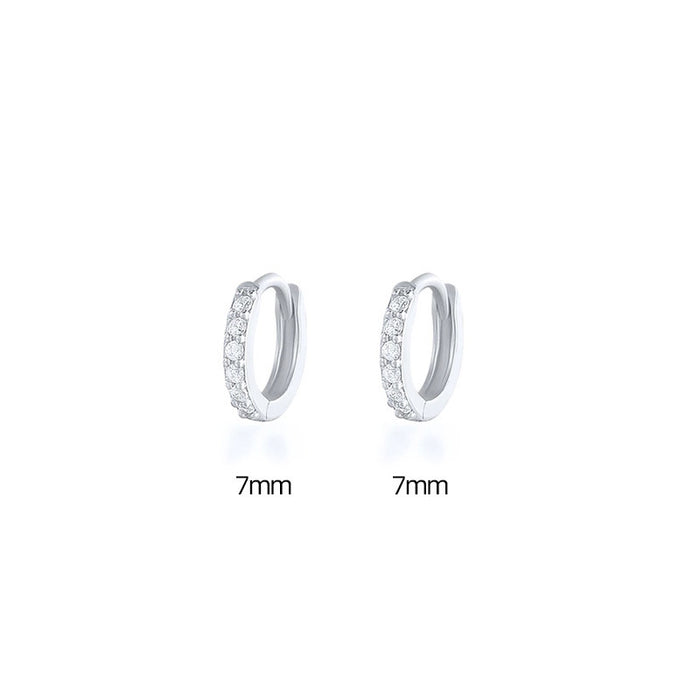 Jewelry WholesaleWholesale row drill zircon round earrings JDC-ES-Caos012 Earrings 曹适 %variant_option1% %variant_option2% %variant_option3%  Factory Price JoyasDeChina Joyas De China