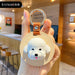 Jewelry WholesaleWholesale Cartoon Leather Teddy Hardware Keychain JDC-KC-BaiM002 Keychains 百茂 %variant_option1% %variant_option2% %variant_option3%  Factory Price JoyasDeChina Joyas De China