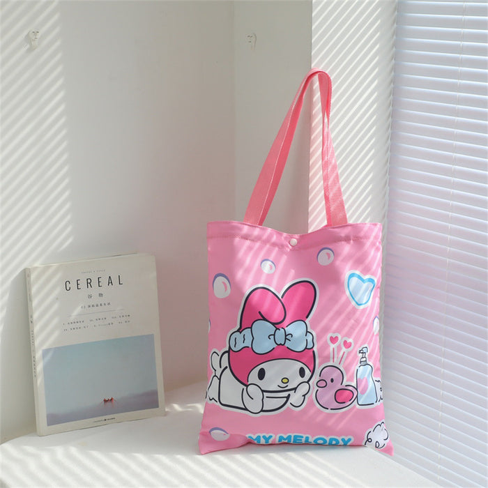 Wholesale Storage Bag Canvas Cartoon Shopping Bag MQO≥2 JDC-SB-QLY002