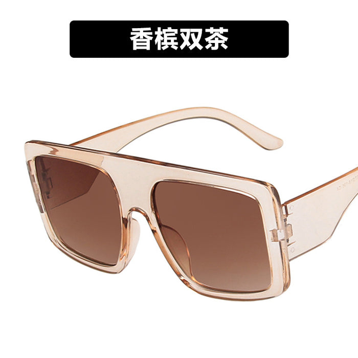 Wholesale Large Frame Sunglasses Mask Retro Personality Street Shooting JDC-SG-KD180