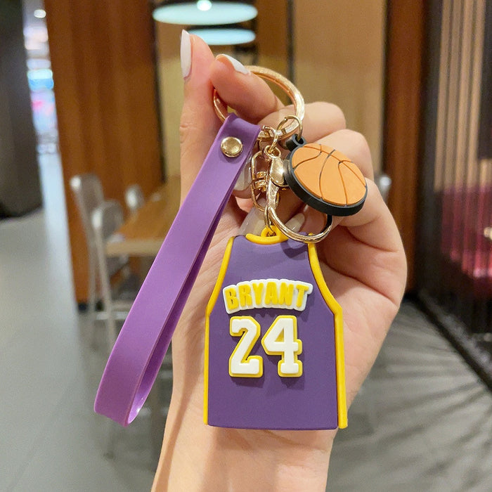 Wholesale Keychains PVC Cute Jersey JDC-KC-MXiong015