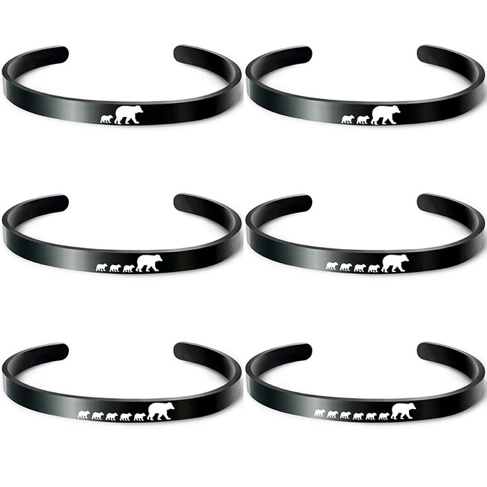 Wholesale Stainless Steel Bracelet Open Black Stainless Steel Bracelet MOQ≥2 JDC-BT-GangGu013