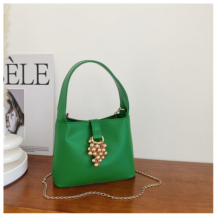 Jewelry WholesaleWholesale grape chain bucket cross-body shoulder bag JDC-SD-Shens002 Shoulder Bags 盛轼 %variant_option1% %variant_option2% %variant_option3%  Factory Price JoyasDeChina Joyas De China