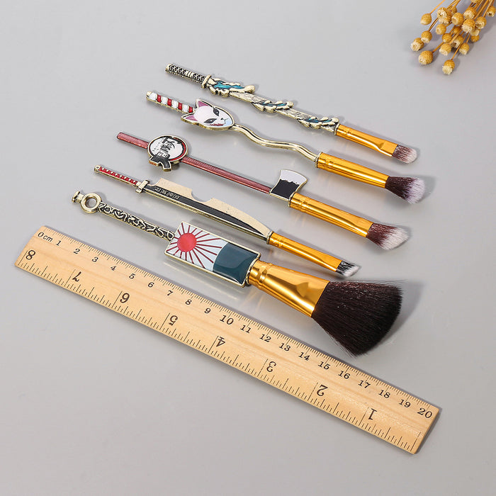 Wholesale Anime Peripheral Haori Kamado Cute Metal Makeup Brush (M) MOQ≥3 JDC-MB-GYu014