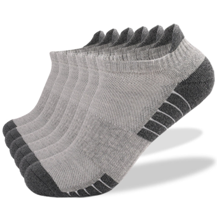 Wholesale running socks non-slip combed cotton socks sweat-absorbing breathable sports JDC-SK-LZL058