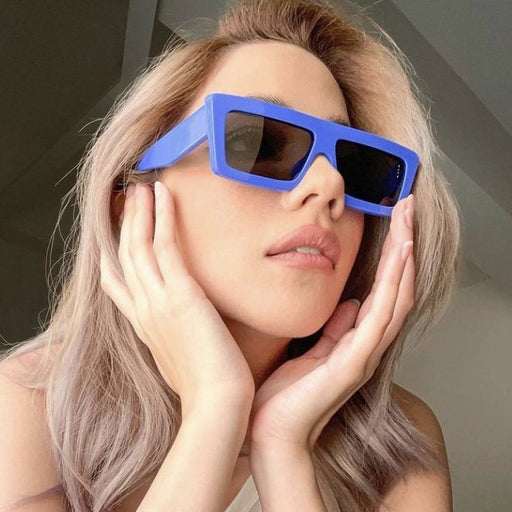 Jewelry WholesaleWholesale square blue sunglasses JDC-SG-PLS053 Sunglasses 普琳丝 %variant_option1% %variant_option2% %variant_option3%  Factory Price JoyasDeChina Joyas De China