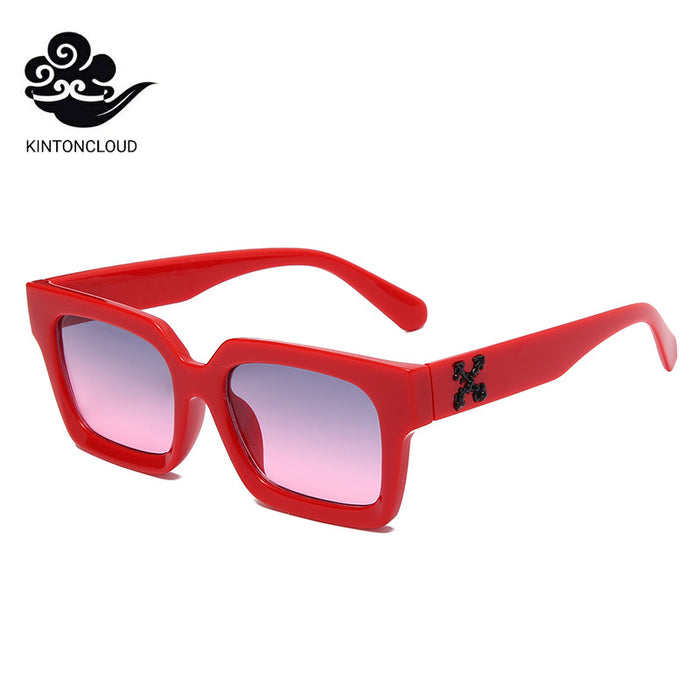 Wholesale leopard print uv4 outdoor transparent sunglasses frame （F)  JDC-SG-HNB004