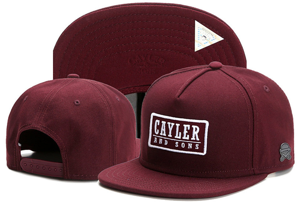 Wholesale Adjustable CAYLER SONS snapbacks Street Skateboard Caps MOQ≥2 JDC-FH-ShDa001