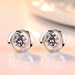 Jewelry WholesaleWholesale Copper Zircon Ripple Windmill Earrings MOQ≥2 JDC-ES-Caos016 Earrings 曹适 %variant_option1% %variant_option2% %variant_option3%  Factory Price JoyasDeChina Joyas De China