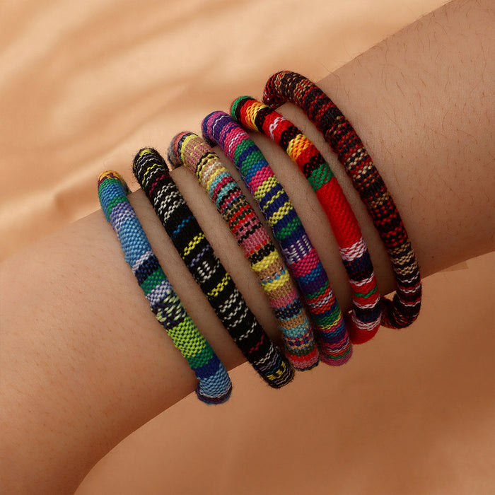 Longitud de pulsera vintage mayorista Estilo étnico retráctil JDC-BT-NZ062