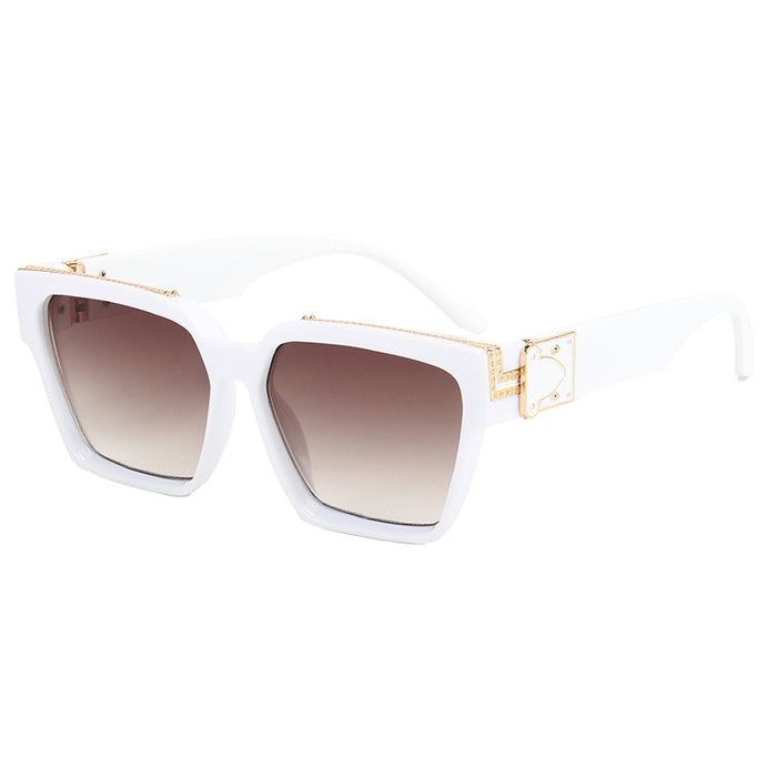 Wholesale Square Large Frame AC Lens Sunglasses JDC-SG-YuH008