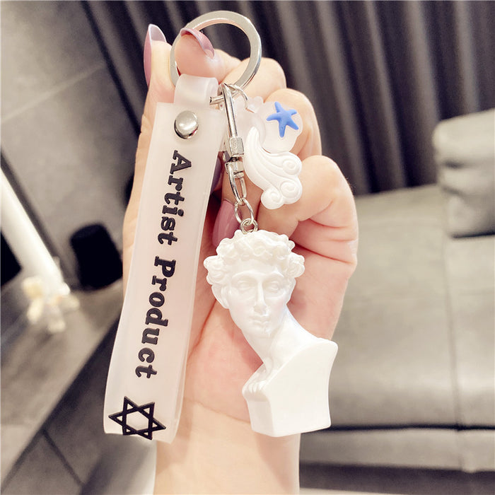 Wholesale Exquisite Sculpture Resin Keychain JDC-KC-YCYK001