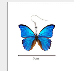 Jewelry WholesaleWholesale acrylic Butterfly Earrings JDC-ES-XUEP022 Earrings 雪帕 %variant_option1% %variant_option2% %variant_option3%  Factory Price JoyasDeChina Joyas De China