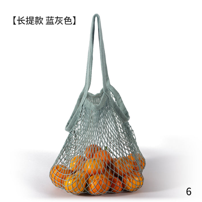 Wholesale Decoration Tote Bag Cotton Supermarket Vegetable and Fruit Net Pocket MOQ≥2 JDC-HB-ShenT001