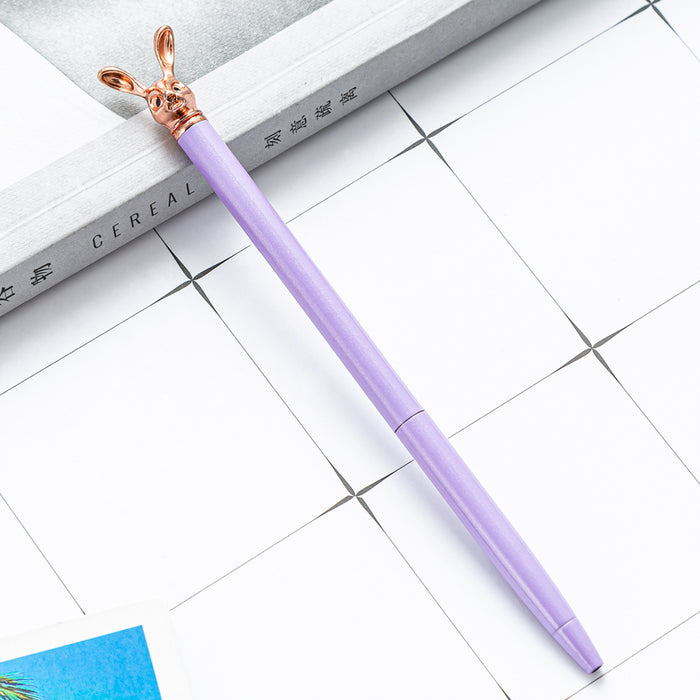 Wholesale Rabbit Metal Ballpoint Pen MOQ≥2 JDC-BP-Huah062