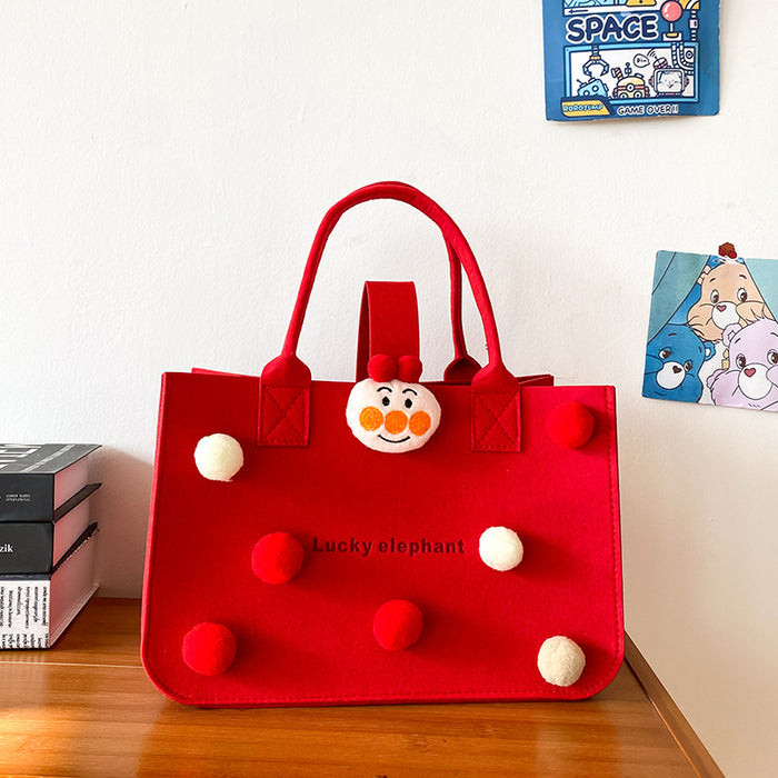 Wholesale Cartoon Felt Storage Bag Tote Bag (M) JDC-HB-NJia002