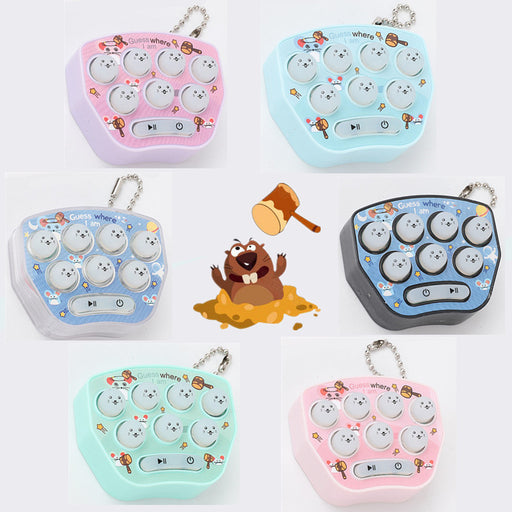 Jewelry WholesaleWholesale Whack-a-Mole Toy Game Console Plastic Keychain MOQ≥2 JDC-KC-BJD002 Keychains 贝嘉迪 %variant_option1% %variant_option2% %variant_option3%  Factory Price JoyasDeChina Joyas De China