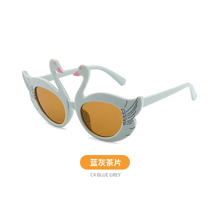 Jewelry WholesaleWholesale children's cartoon Swan UV Sunglasses JDC-SG-KaiX007 Sunglasses 凯祥 %variant_option1% %variant_option2% %variant_option3%  Factory Price JoyasDeChina Joyas De China