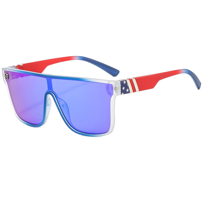 Wholesale Outdoor Cycling Glasses Large Frame Colorful Siamese One Piece JDC-SG-FeiW004