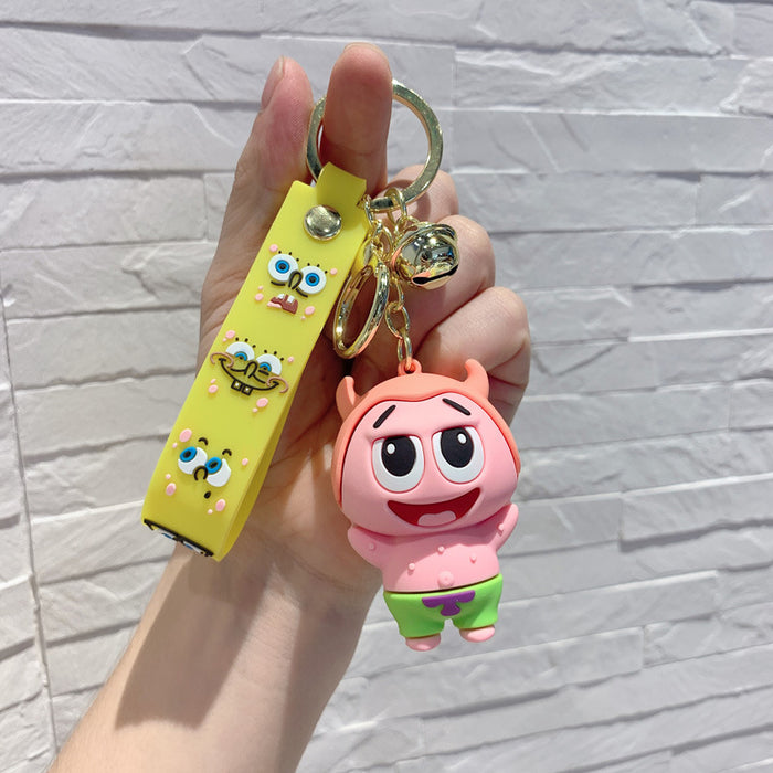 Wholesale Keychains For Backpacks cartoon doll pendant pvc soft rubber car cute pendant (M) MOQ≥2 JDC-KC-Aolong027