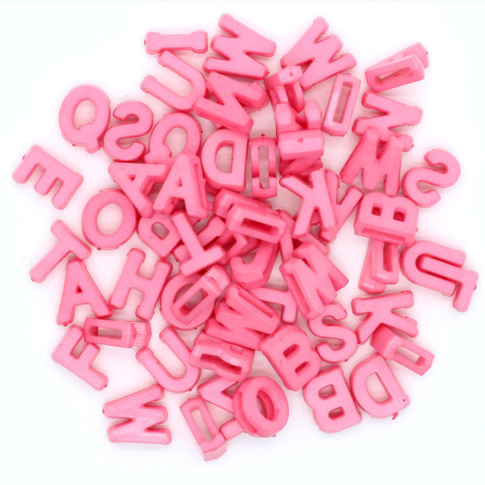 Wholesale Pendant DIY Colorful Letters Beaded Acrylic Bracelet Jewelry MOQ≥2 JDC-PT-BiLai003