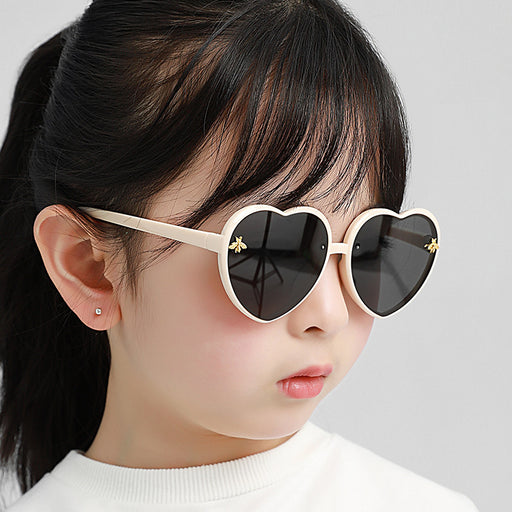 Jewelry WholesaleWholesale Children's Cartoon Little Bee Love Sunglasses JDC-SG-GuangD004 Sunglasses 光度 %variant_option1% %variant_option2% %variant_option3%  Factory Price JoyasDeChina Joyas De China