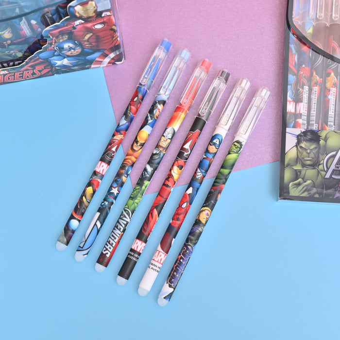 Wholesale Ballpoint Pen 12pcs Set Plastic Cartoon Blue Black Gel Pen (M) JDC-BP-YaLL002